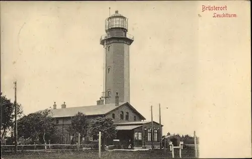 Ak Majak Brüsterort Ostpreußen, Leuchtturm