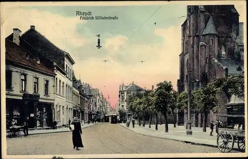 Ak Rheydt Mönchengladbach am Niederrhein, Friedrich Wilhelmstraße