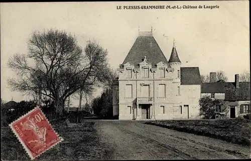 Ak Le Plessis Grammoire Maine et Loire, Chateau de Laugerie
