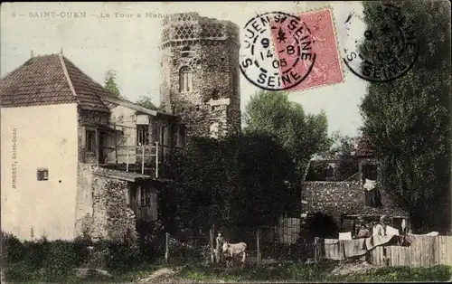 Ak Saint Ouen Seine Saint Denis, La Tour a Mehu