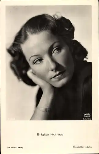 Ak Schauspielerin Brigitte Horney, Portrait, Bavaria Filmkunst