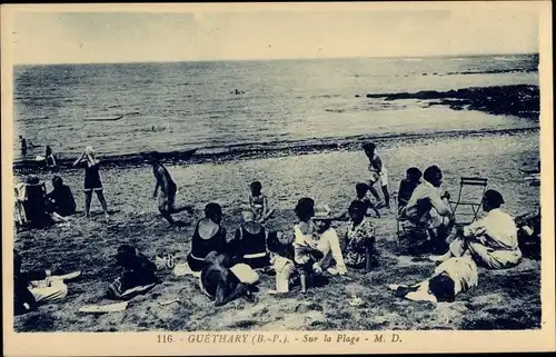 Ak Guéthary Pyrénées Atlantiques, Sur la Plage