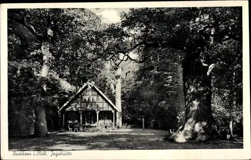 Ak Bockhorn in Oldenburg Friesland, Jagdhütte