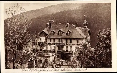 Ak Dresden, Kurhaus Kaiserhof, Haus I, Westansicht