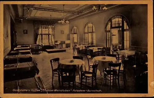 Ak Bornstedt Potsdam in Brandenburg, Gaststätte Elsässer Weinstube
