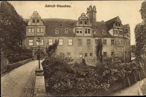 Ak Glauchau in Sachsen, Schloss