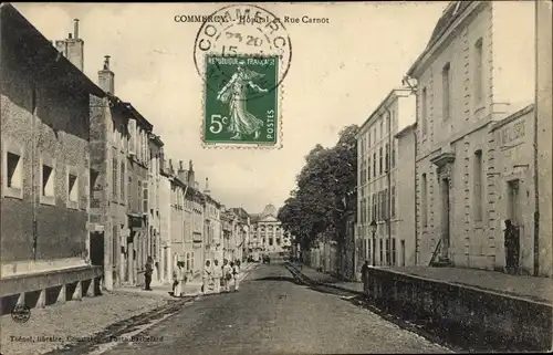 Ak Commercy Lothringen Meuse, Hopital et Rue Carnot
