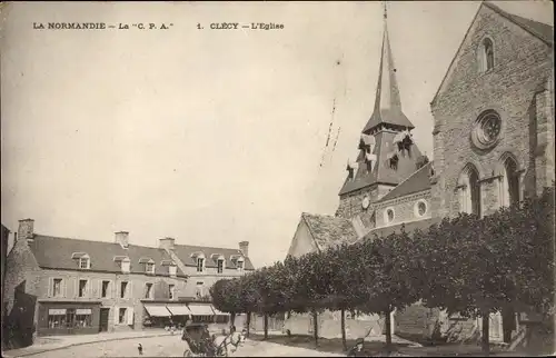 Ak Clecy Calvados, L'Eglise