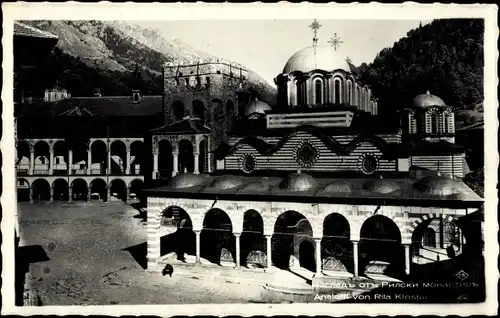 Ak Rila Gebirge Bulgarien, Ansicht von Rila Kloster