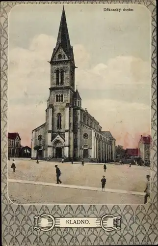 Ak Kladno Kladen Region Mittelböhmen, Dekansky chram