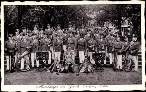 Ak Köln am Rhein, Musikkorps des Garde Vereins, Obermusikmeister a. D. Fr. W. Klein, Rubenstraße 5