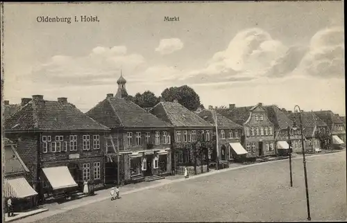 Ak Oldenburg in Holstein, Markt