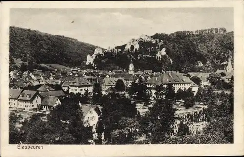 Ak Blaubeuren Baden Württemberg, Blick auf Stadt und Umgebung