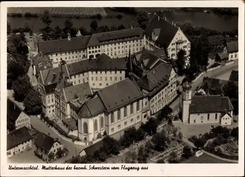 Ak Untermarchtal Baden Württemberg, Fliegeraufnahme Mutterhaus der barmherzigen Schwestern