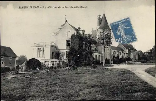 Ak Savennières Maine et Loire, Chateau de la Guerche