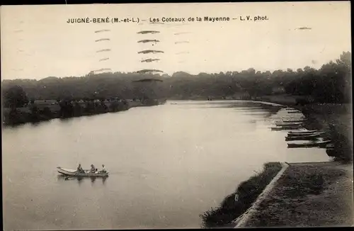 Ak Juigné Bené Maine et Loire, Les Coteaux de la Mayenne