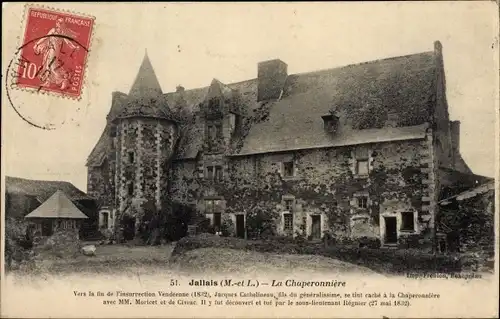 Ak Jallais Maine et Loire, Le Chaperonniere