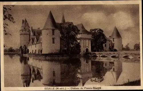 Ak Écuillé Maine et Loire, Chateau de Plessis Bourre