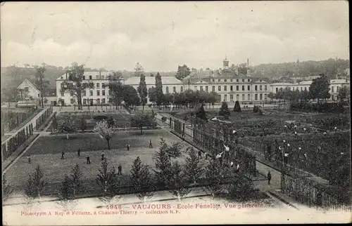 Ak Vaujours Seine Saint Denis, École Fénelon, Vue generale