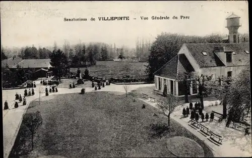 Ak Villepinte Seine-Saint-Denis, Sanatorium, Vue Generale du Parc