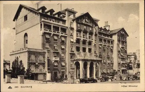 Ak Biarritz Pyrénées Atlantiques, Hotel Miramar