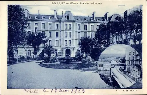 Ak Biarritz Pyrénées Atlantiques, Hotel Biarritz Salins
