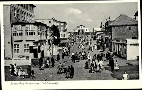 Ak Nordseebad Wangerooge in Ostfriesland, Zedeliusstraße, Photo Ungermann