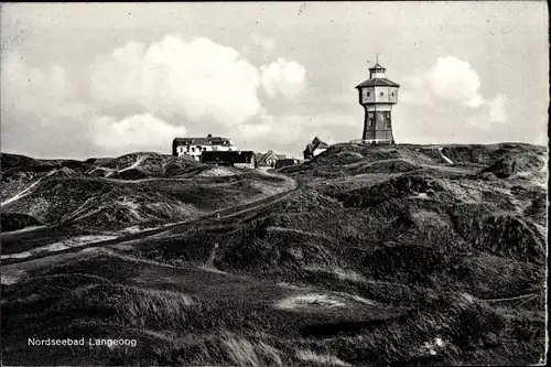 Ak Nordseebad Langeoog Ostfriesland, Wasserturm