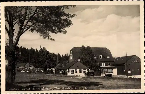 Ak Oberbärenburg Altenberg im Erzgebirge, Fritsches Gasthof