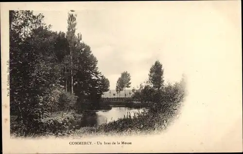 Ak Commercy Lothringen Meuse, Un bras de la Meuse