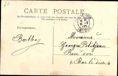 Ak Revigny Meuse, L'Eglise, le Presbytere