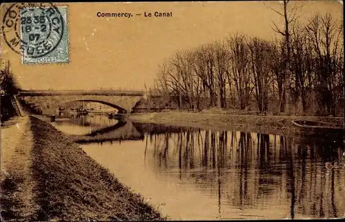 Ak Commercy Meuse, Le Canal