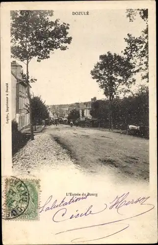 Ak Dozulé Calvados, L'Entree du Bourg