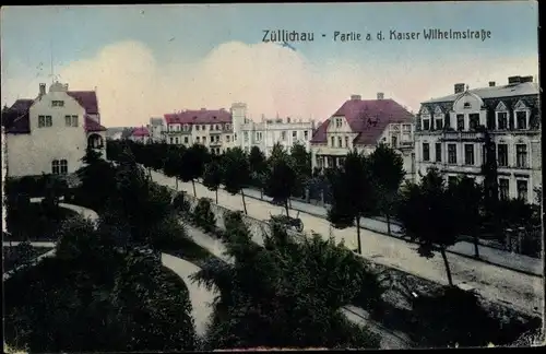 Ak Sulechów Züllichau Ostbrandenburg, Kaiser Wilhelm Straße