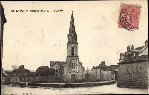 Ak Le Pin en Mauges Maine et Loire, L'Eglise