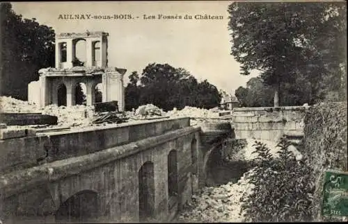 Ak Aulnay sous Bois Seine Saint Denis, Les Fosses du Chateau