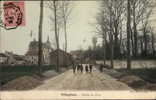 Ak Villepinte Seine-Saint-Denis, Entree du Pays