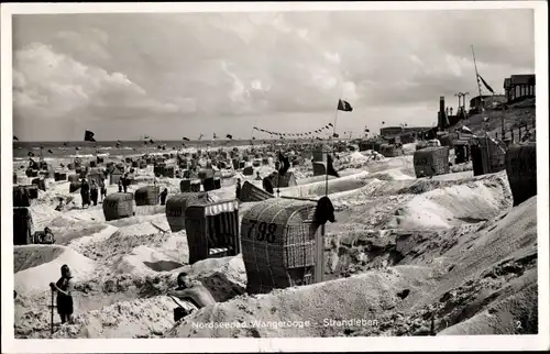Ak Nordseeebad Wangerooge, Strandleben