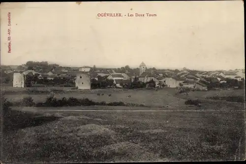 Ak Ogéviller Meurthe et Moselle, Les Deux Tours