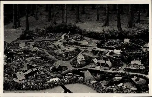 Foto Ak Oederan Sachsen, Klein Erzgebirge im Oederaner Stadtwald