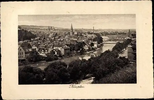 Ak Kempten Allgäu, Panorama