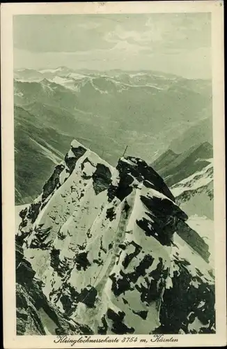 Ak Kärnten Österreich, Blick auf Kleinglocknerscharte