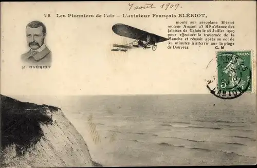 Ak Aviation, Les Pionniers de l'air, Aviateur Francais Bleriot