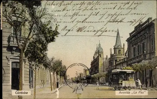 Ak Córdoba Argentinien, Avenida La Paz