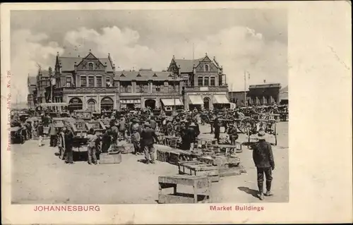 Ak Johannesburg Südafrika, Market Buildings