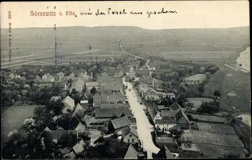 Ak Sörnewitz Coswig in Sachsen, Panorama