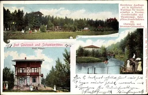 Ak Gautzsch Markkleeberg in Sachsen, Schweizerhaus