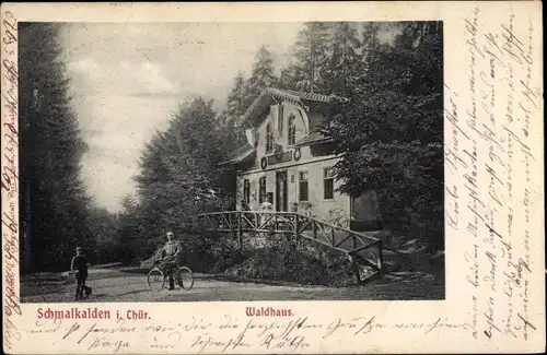 Ak Schmalkalden im Thüringer Wald, Gasthaus Waldhaus