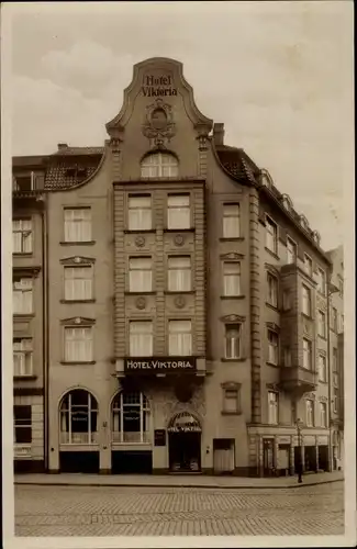 Ak Hansestadt Lübeck, Hotel Viktoria, Inh. Erich Zinner