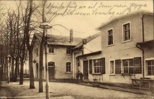 Ak Lützelhöhe Frankenberg an der Zschopau, Restaurant